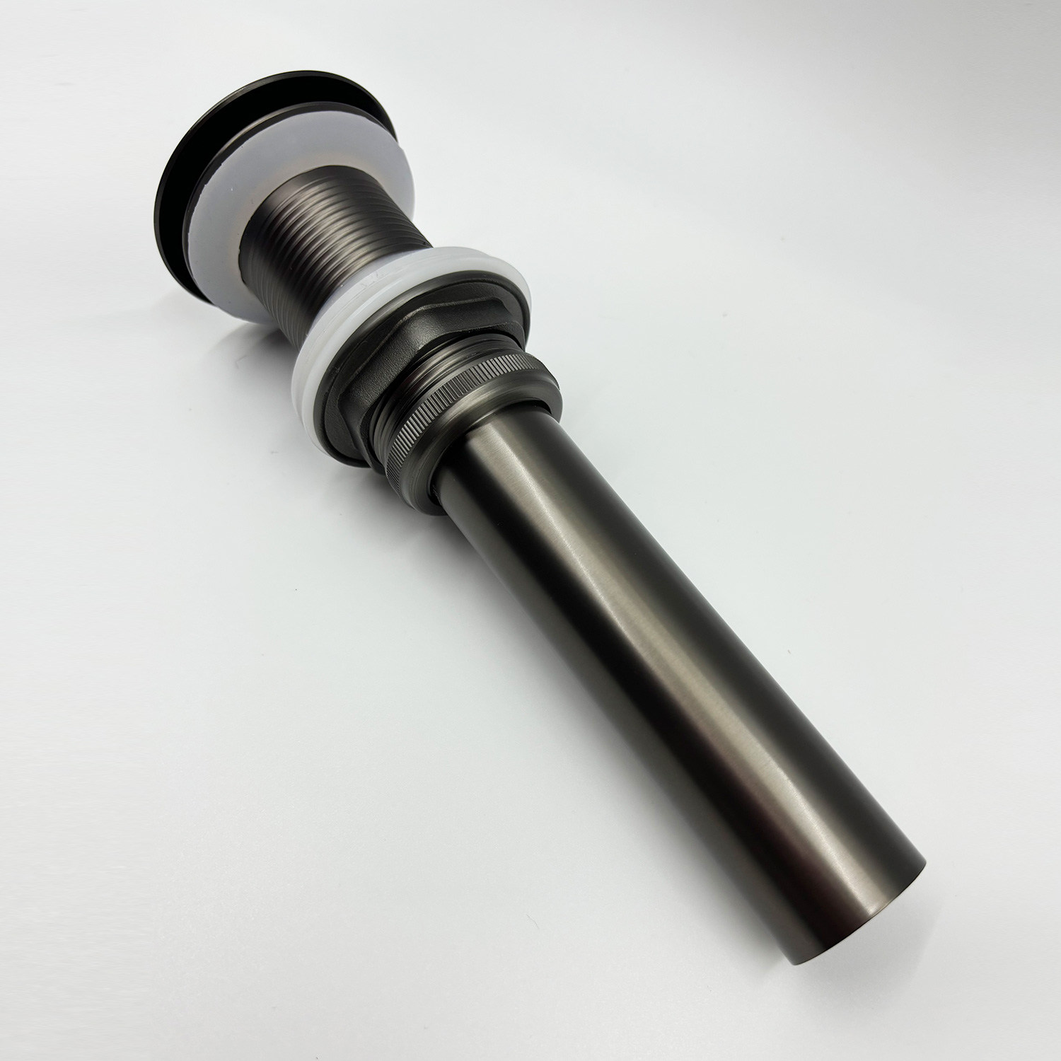 Bathroom Sink Drain without Overflow, Vessel Sink Lavatory Vanity Pop Up Drain Stopper, 304 Stainless Steel